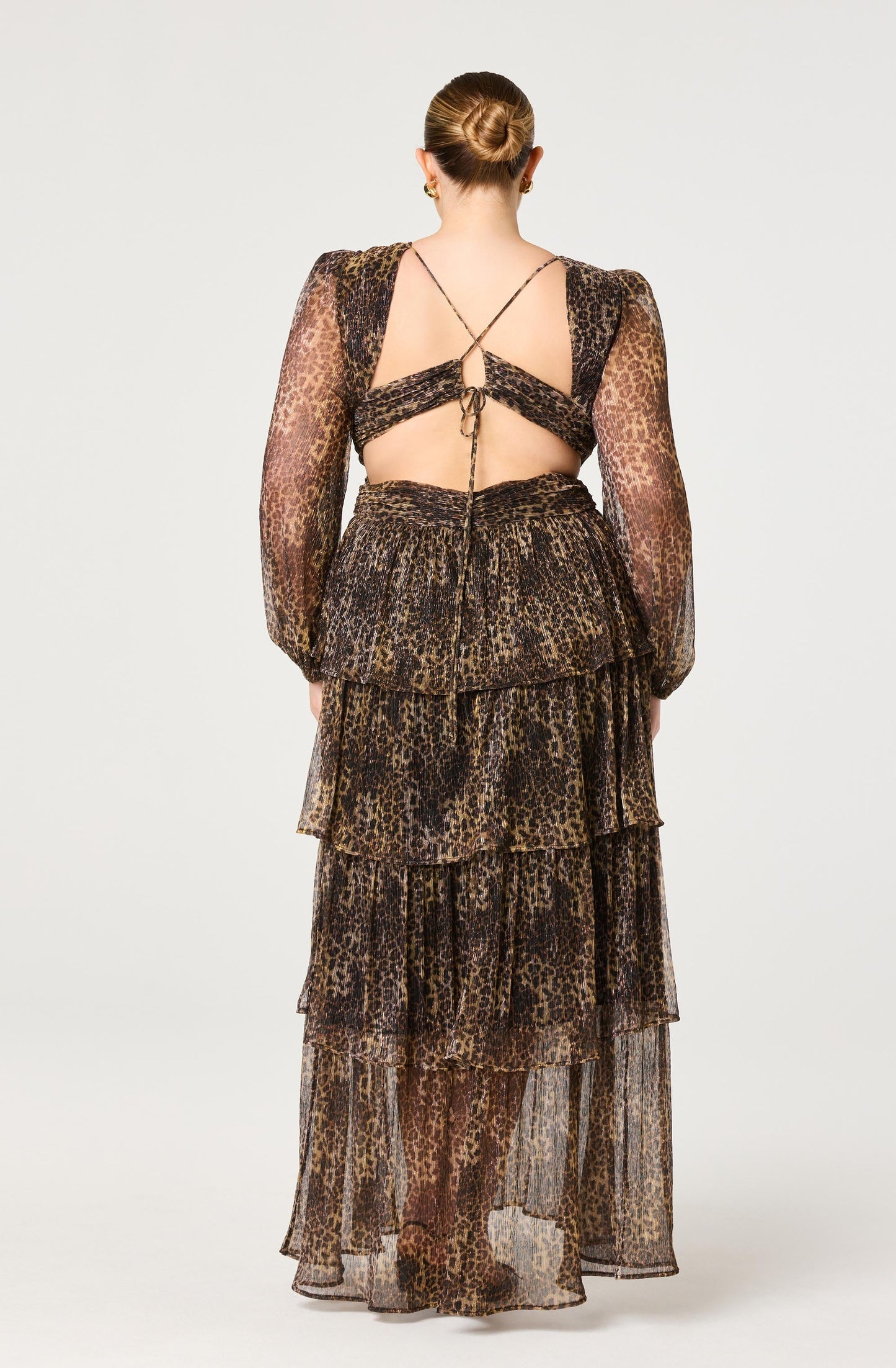 Anora Floral Tiered Maxi Dress