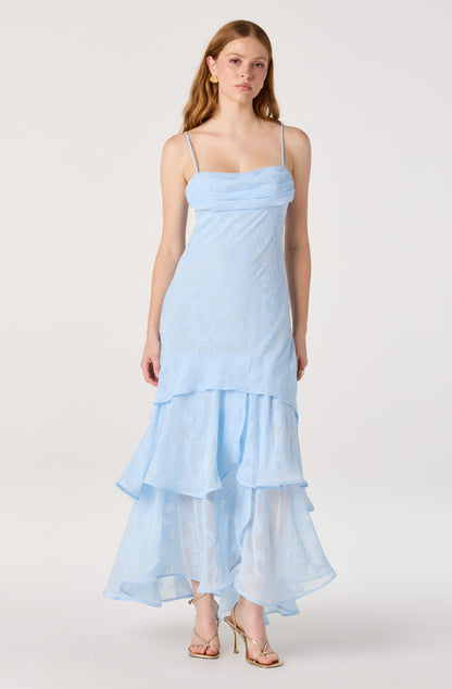 Allison Tiered Ruffle Maxi Dress