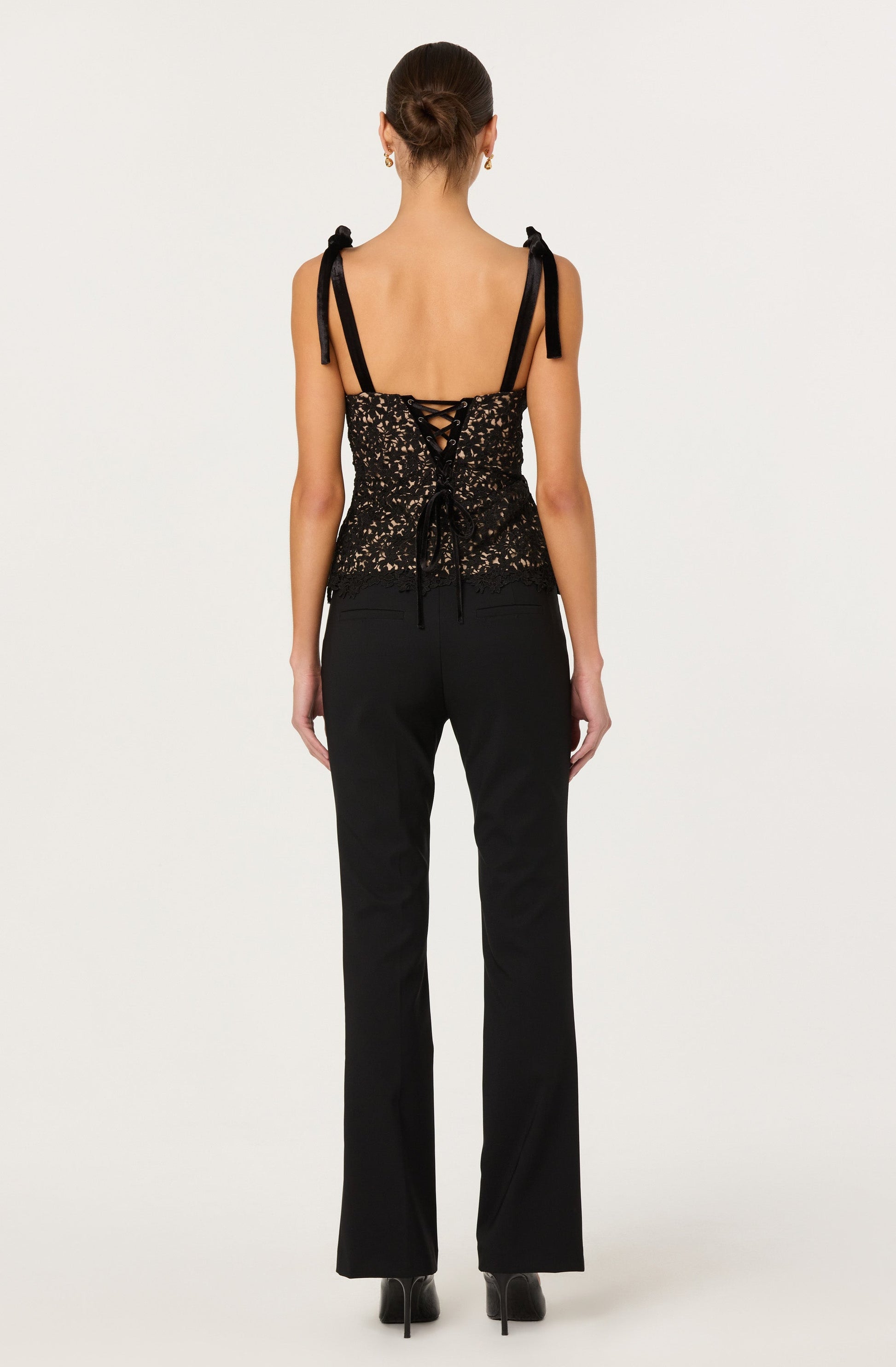 Andie Mid-Rise Pintuck Pants