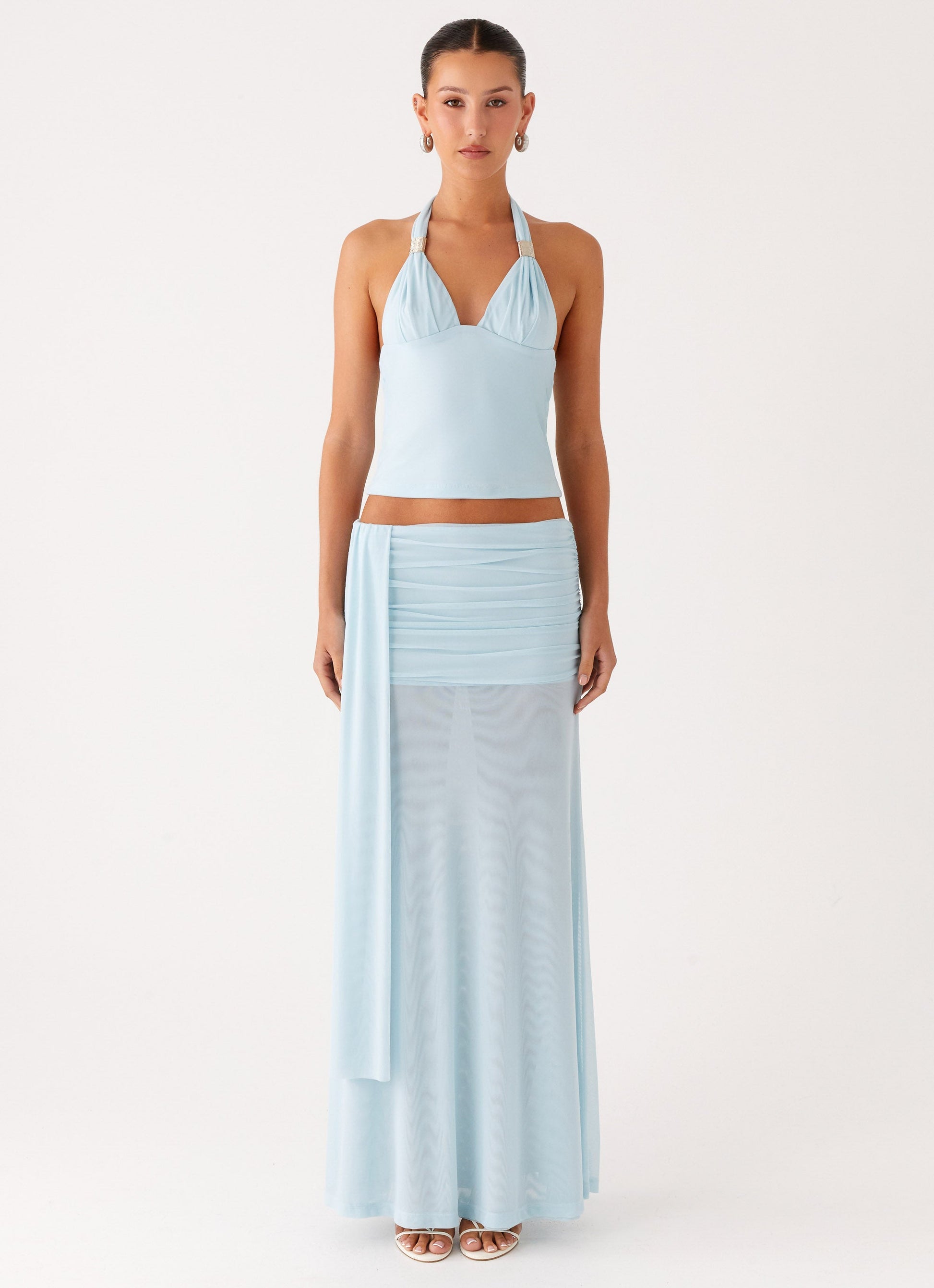 Blaze Maxi Skirt - Blue
