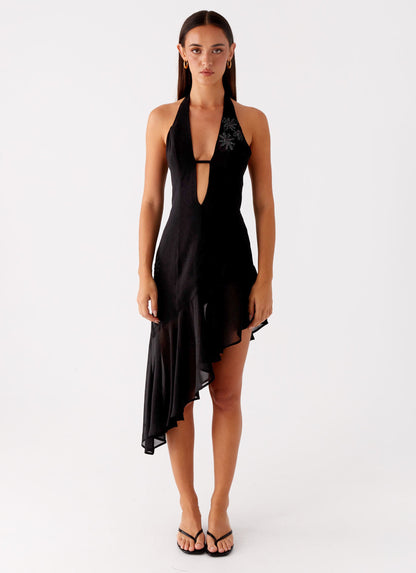 Clean Slate Midi Dress - Black