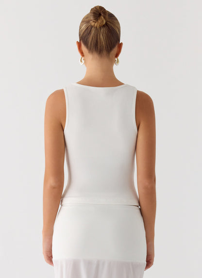 Connect My Heart Top - White