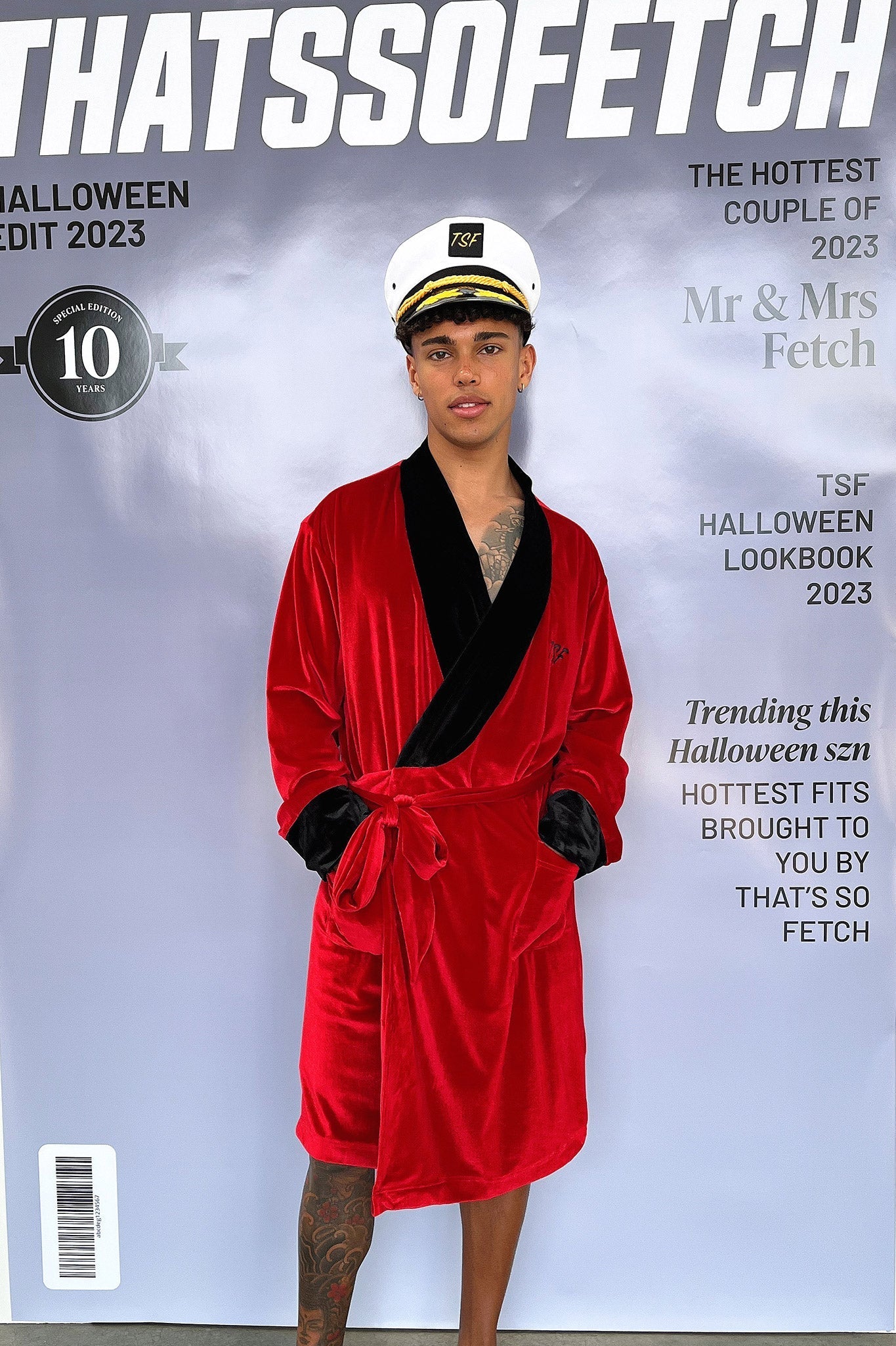 Hef Robe - Red