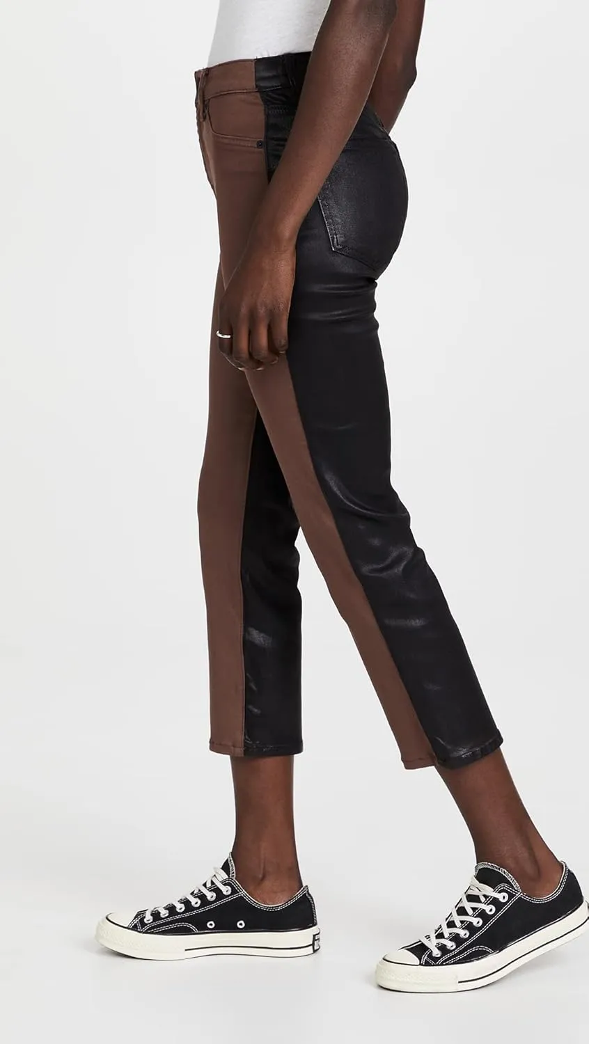 7 For All Mankind Women's High Waist Cropped Straight Jeans