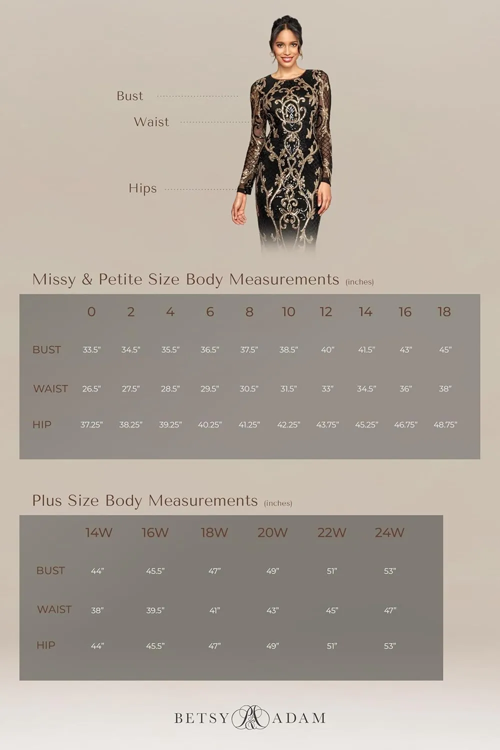 A26357W womens Plus Jennifer Long Jersey Knit Sequin Sleeve Dress