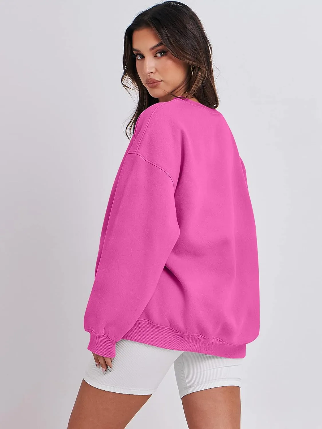ANRABESS Oversized Sweatshirt for Women Crewneck Y2K Hoodies Fleece Casual Comfy Pullover Top Fall Outfits Clothes 2025