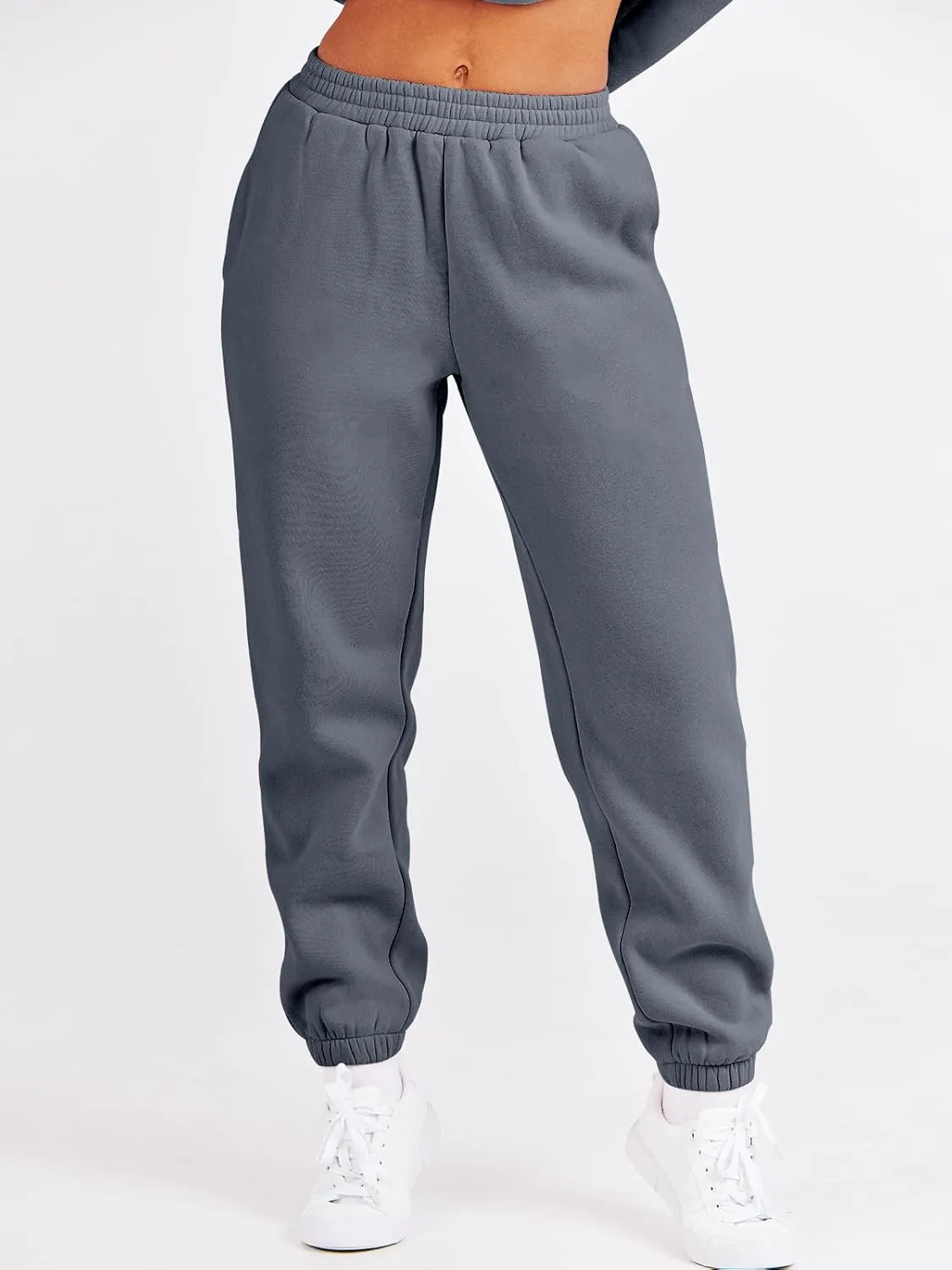 ANRABESS Women's Two Piece Outfits Lounge Set Long Sleeve Crewneck Sweatshirt Jogger Pants Tracksuit Sweatsuit 2024 Fall Sets