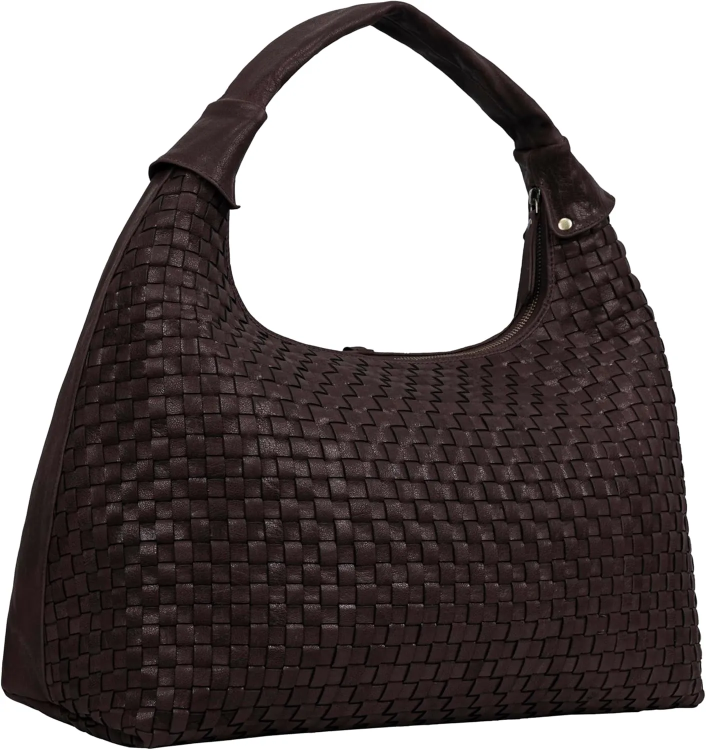 ANTONIO VALERIA Addison Braided Leather Tote Bag for Women