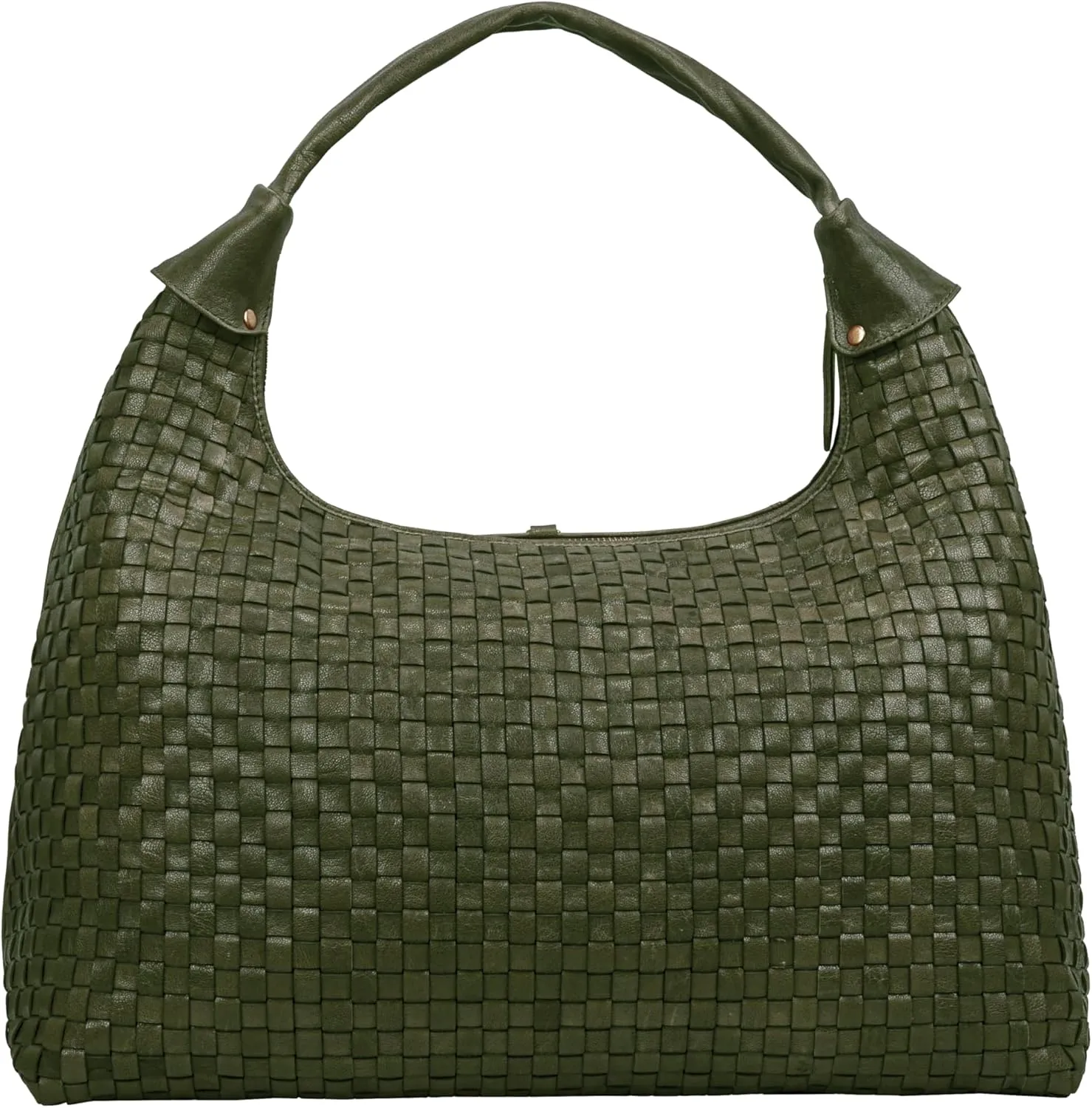 ANTONIO VALERIA Addison Braided Leather Tote Bag for Women