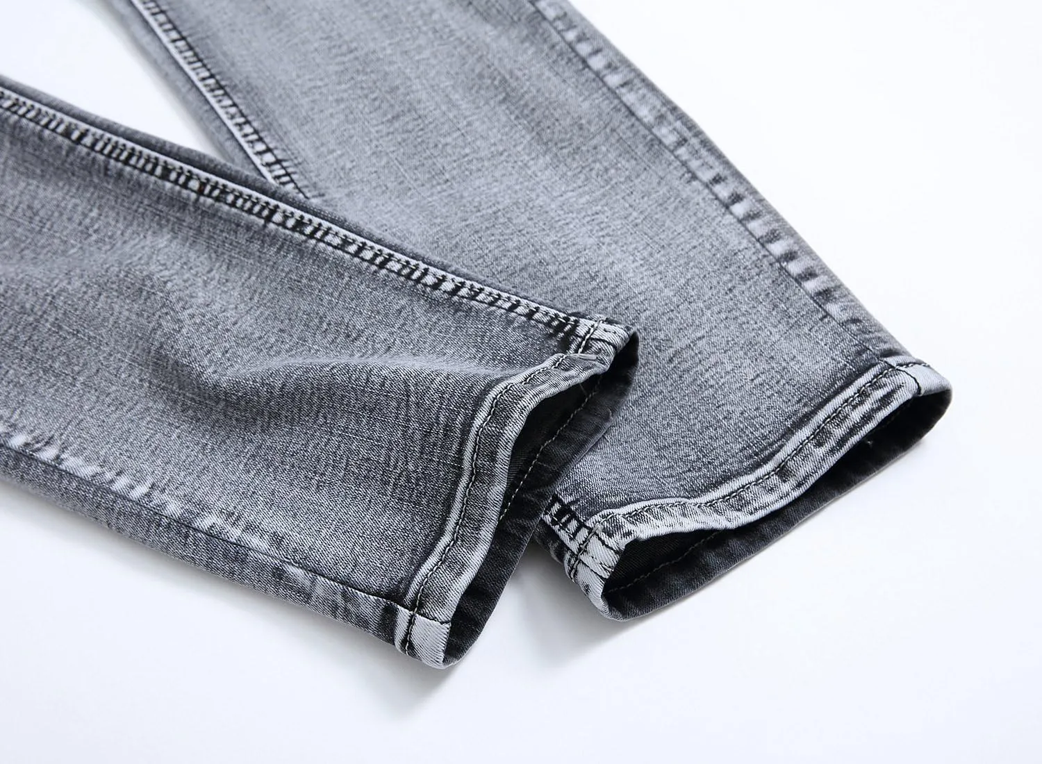 Baylvn Men's Ripped Distressed Destroyed Straight Slim Fit Jeans Skinny Casual Fashion Denim Pants
