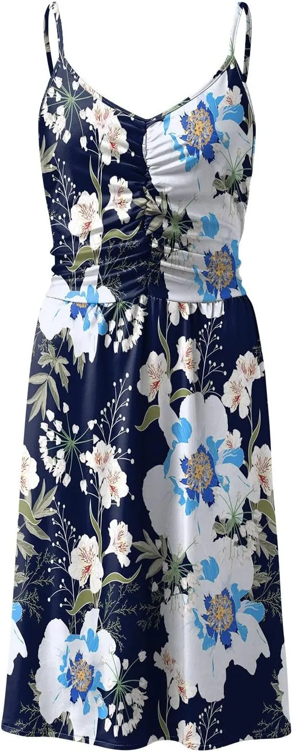 Beach Vacation Clothes for Women Beach Fashion Vacation Essentials Casual Dresses for Women Sleeveless Summer Beach Dress