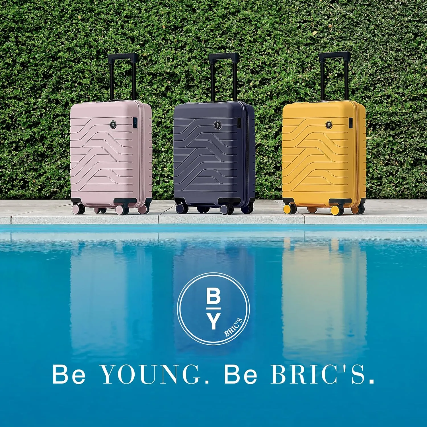 Bric's 28" Expandable Spinner Suitcase - Travel Luggage with TSA-Approved Lock and Hard Shell Exterior - B|Y Ulisse - Ocean Blue