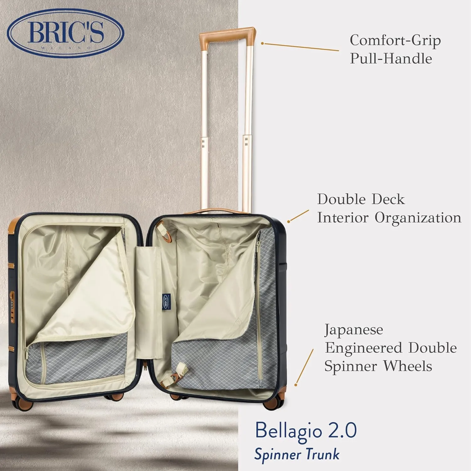 Bric's Bellagio Carry On Spinner Trunk