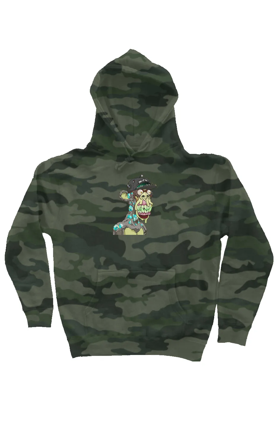 Camo Independent Heavyweight Hoodie feat MAYC #201