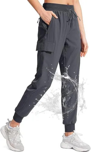Cargo Pants Women Quick Dry Hiking Pants Trval UPF 50  Water Resistant Waterproof Lightweight Joggers