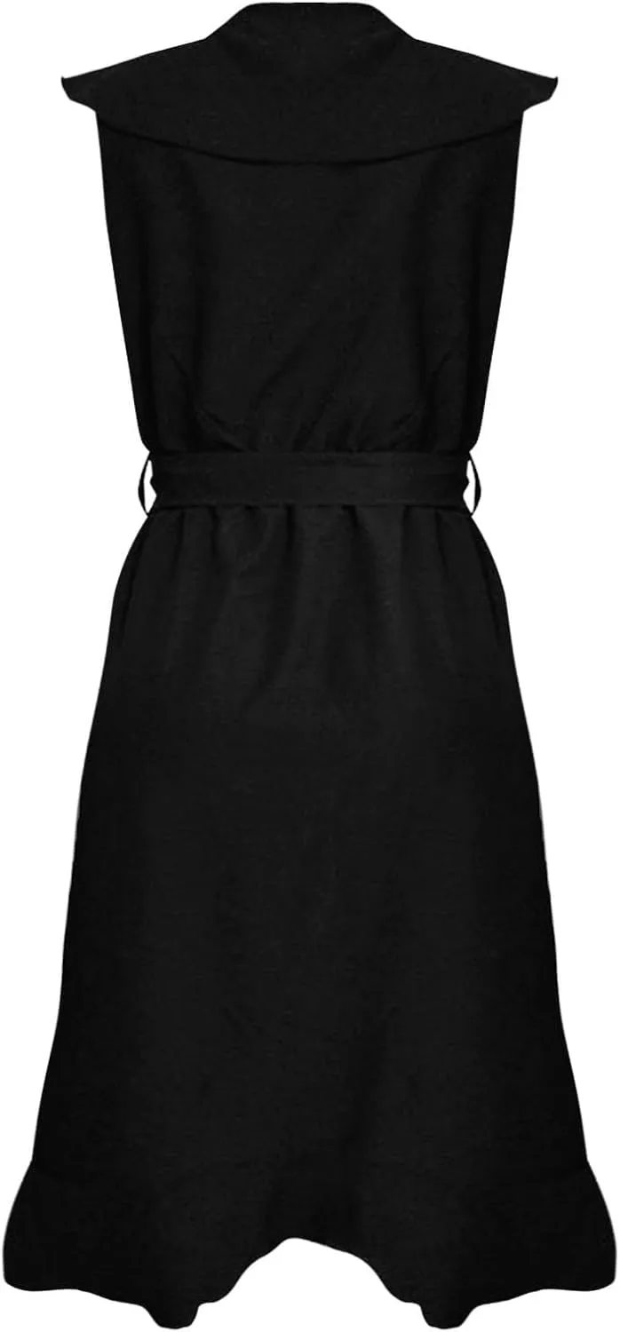Casual Summer Dresses for Women 2025,Women's Wrap Midi Solid Color Dress Boho Deep V Neck Wedding Guest Long Dresses