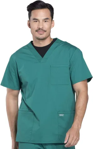 Cherokee Scrubs for Men Workwear Professionals V-Neck 4 Pocket Scrub Top WW695