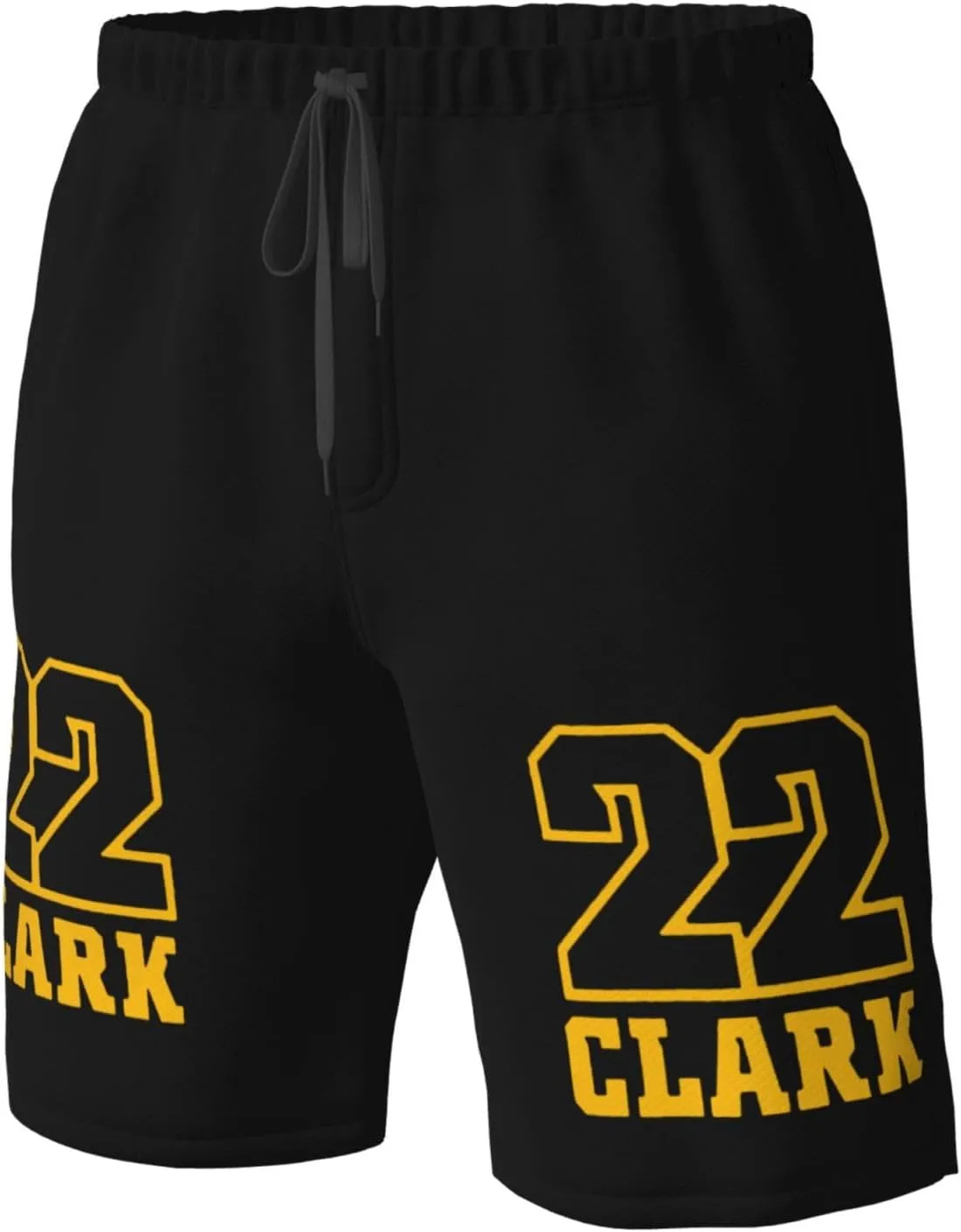 Clark-Basketball Fans Goat 22 Men's Swim Trunks Board Shorts Outdoor Beach Surfing