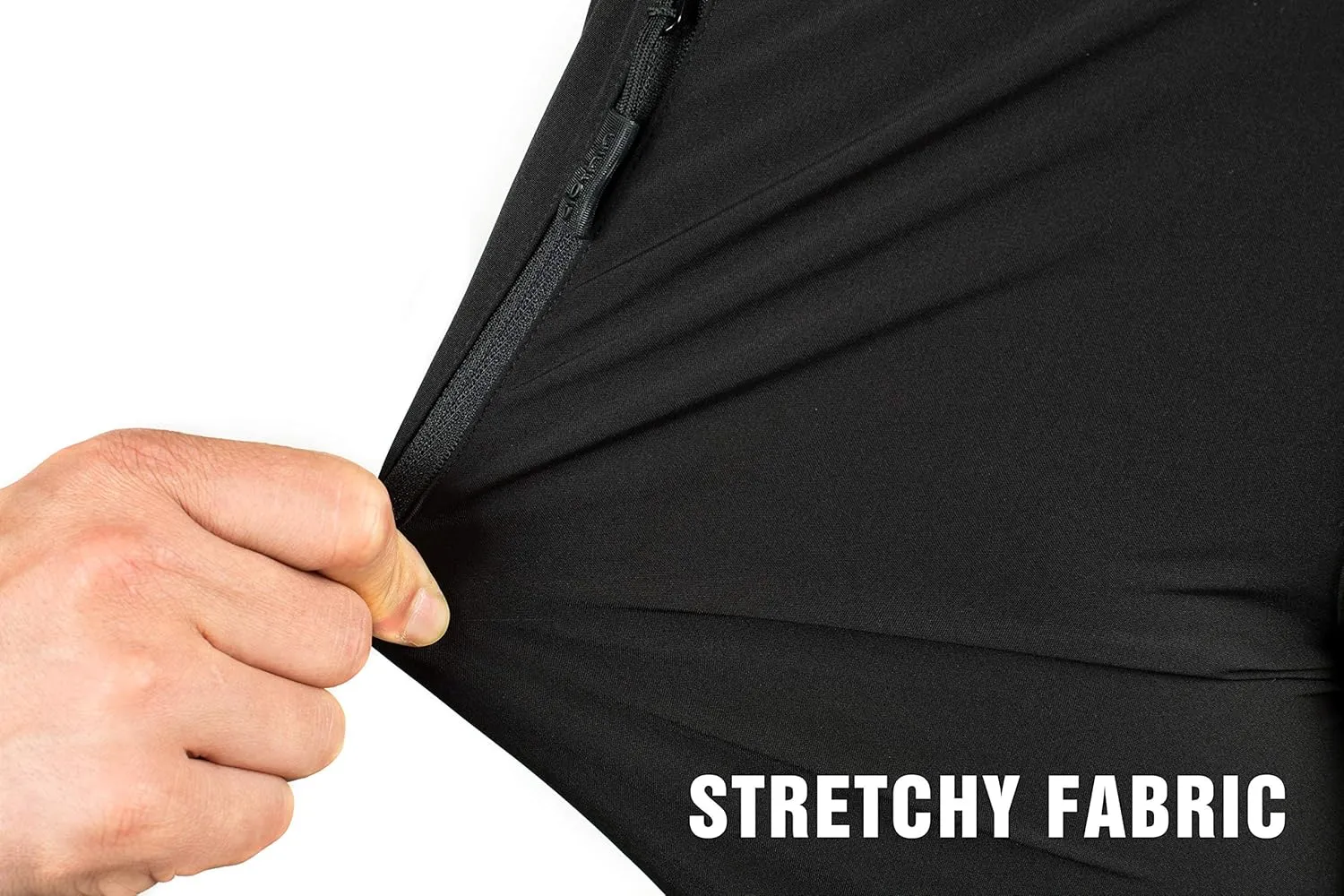 clothin Mens Workout Athletic Pants Elastic-Waist Drawstring Pants for Sport Exercise Travel,Quick-Dry,Stretchy
