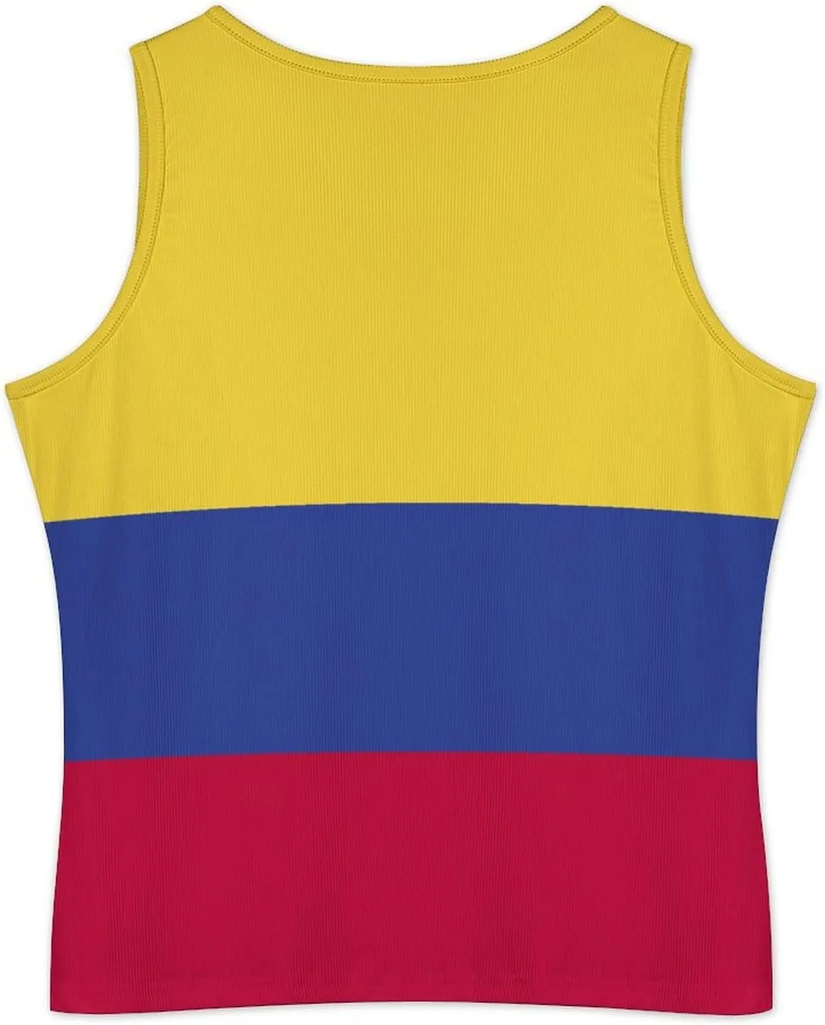 Colombia Flag V-Neck T-Shirt for Womens Summer Autumn Winter Creativity Top