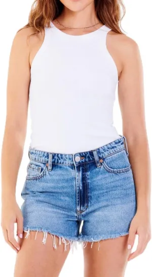 DEAR JOHN Tamia Women's Racer Tank Crewneck Sleeveless