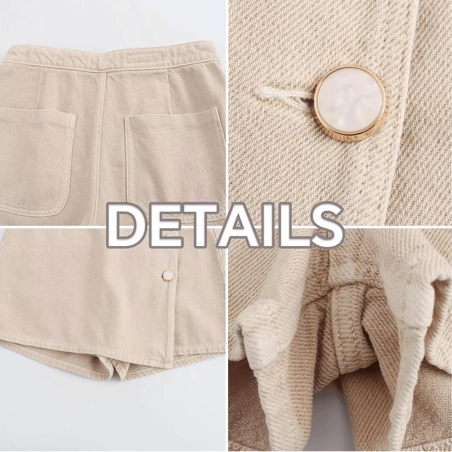 Denim Skort for Women Casual Jean Skirt Country Concert Outfits Cargo Wrap Skirt with Pockets 2024