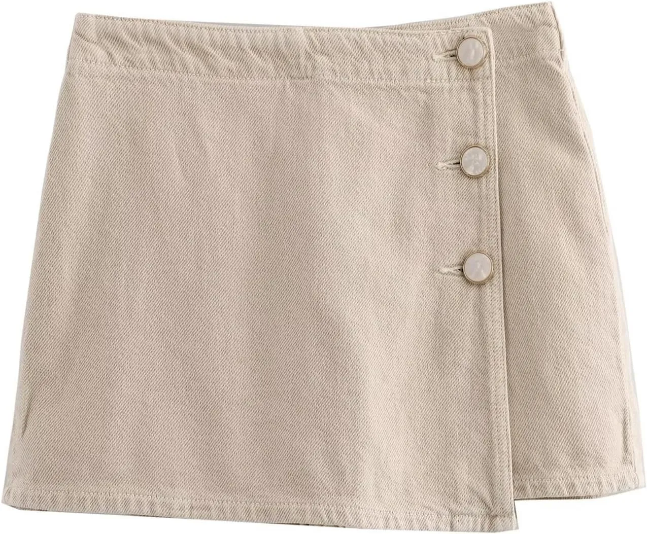 Denim Skort for Women Casual Jean Skirt Country Concert Outfits Cargo Wrap Skirt with Pockets 2024