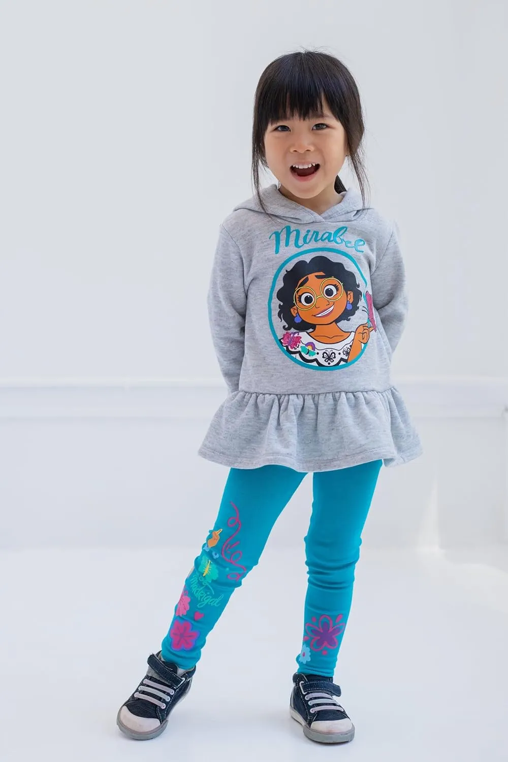 Disney Encanto Mirabel Girls Fashion Pullover Fleece Hoodie Legging Toddler to Big Kid