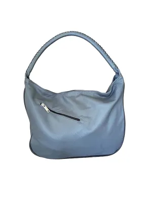 Fgalaze Gray Leather Hobo Bag Fashion Women Everyday Handbags, Sofia