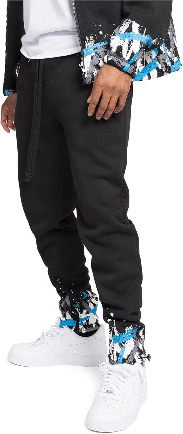 G-Style USA Men's Fleece Tracksuit Set - Zipper Jacket and Sweatpants
