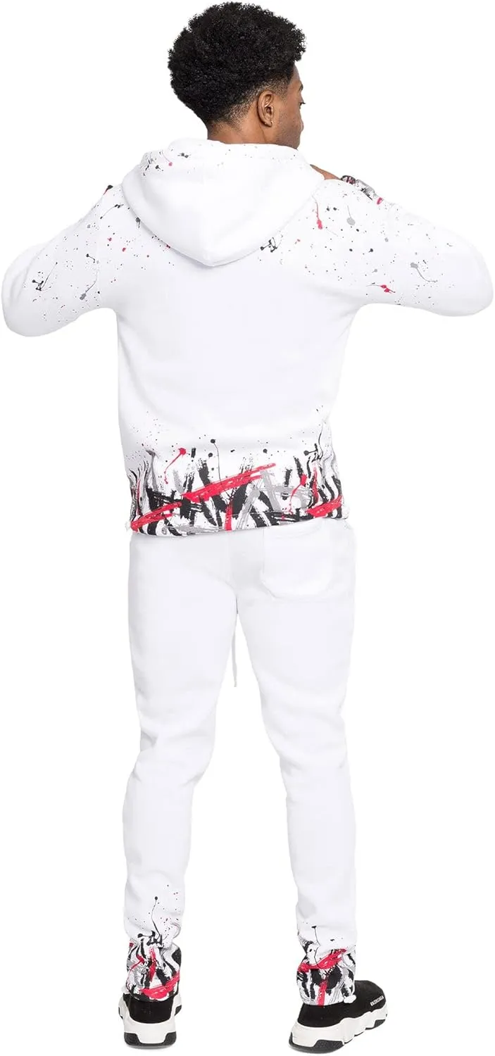 G-Style USA Men's Fleece Tracksuit Set - Zipper Jacket and Sweatpants