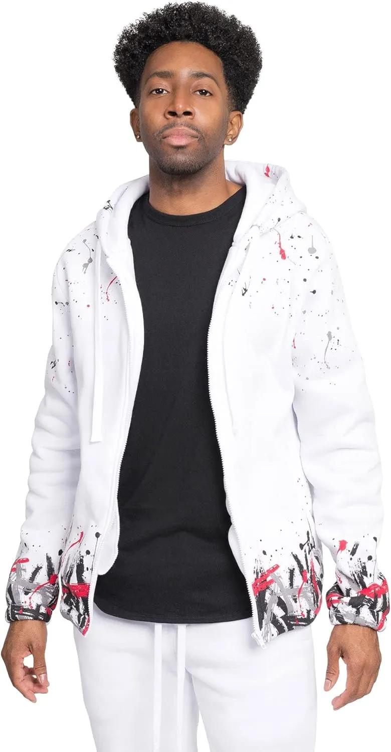 G-Style USA Men's Fleece Tracksuit Set - Zipper Jacket and Sweatpants