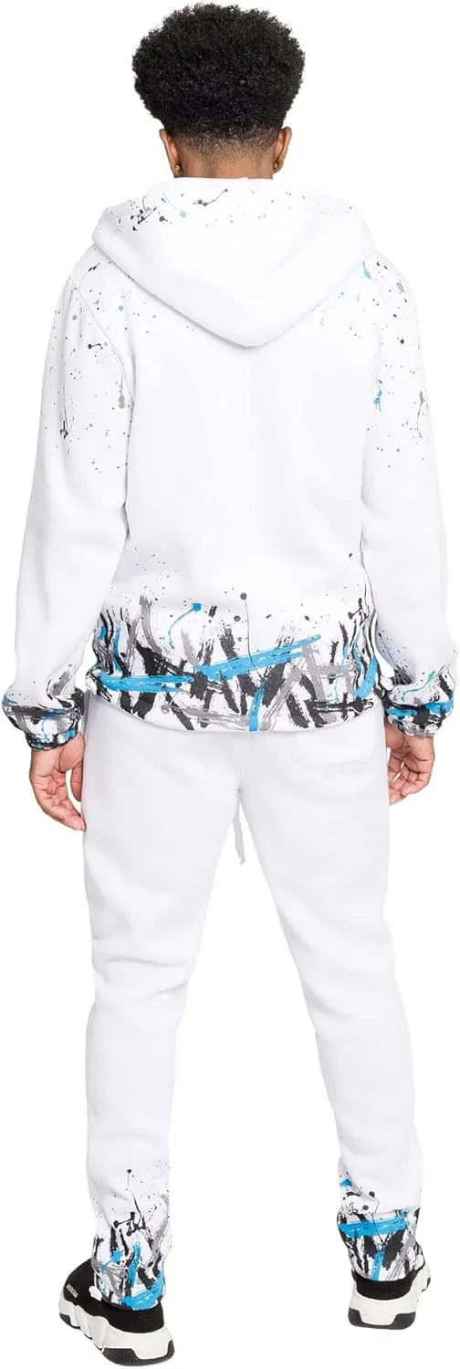 G-Style USA Men's Fleece Tracksuit Set - Zipper Jacket and Sweatpants