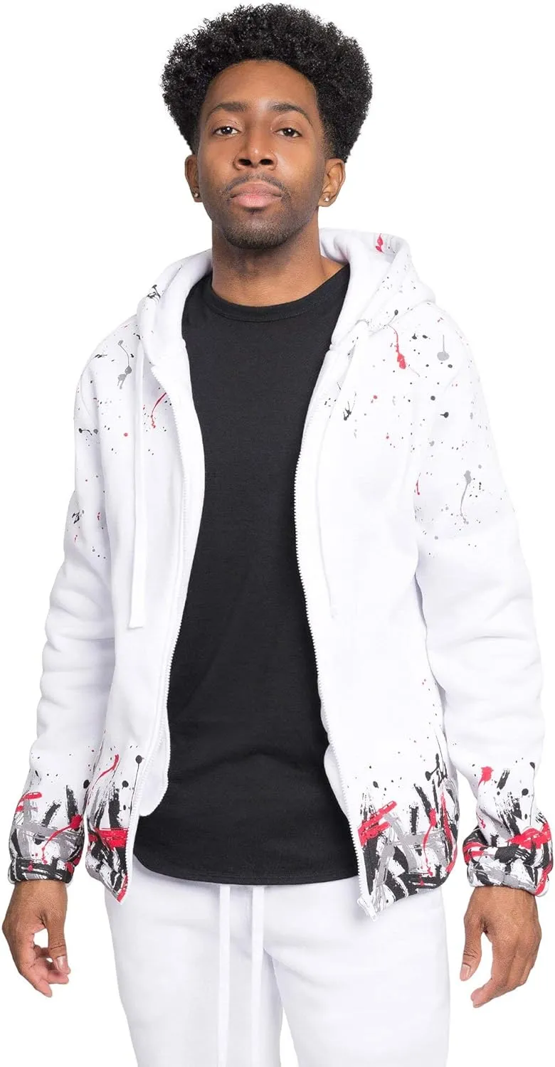 G-Style USA Men's Fleece Tracksuit Set - Zipper Jacket and Sweatpants