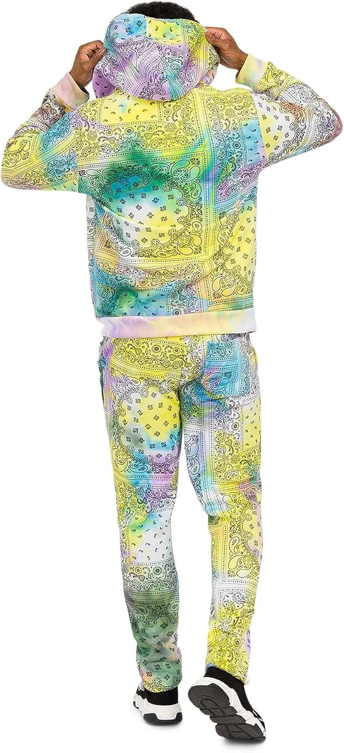 G-Style USA Men's Fleece Tracksuit Set - Zipper Jacket and Sweatpants