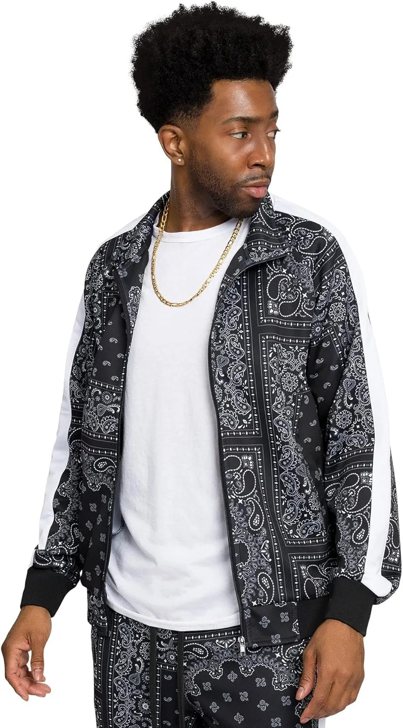 G-Style USA Men's Tiger Pattern Tracksuit Sets