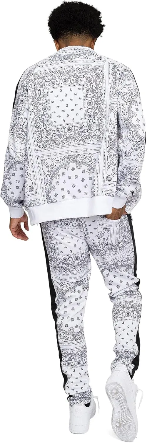 G-Style USA Men's Tiger Pattern Tracksuit Sets