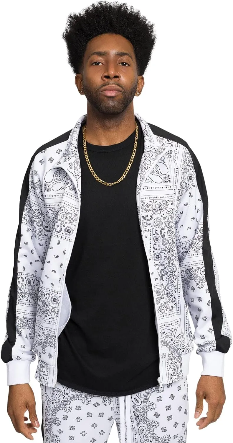 G-Style USA Men's Tiger Pattern Tracksuit Sets