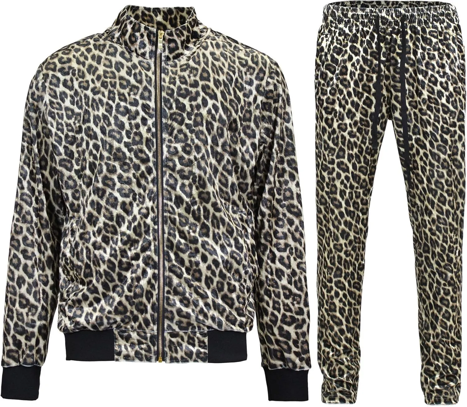 G-Style USA Men's Velour Velvet Tracksuit Sets -Casual Wear, Gym, and Lounge