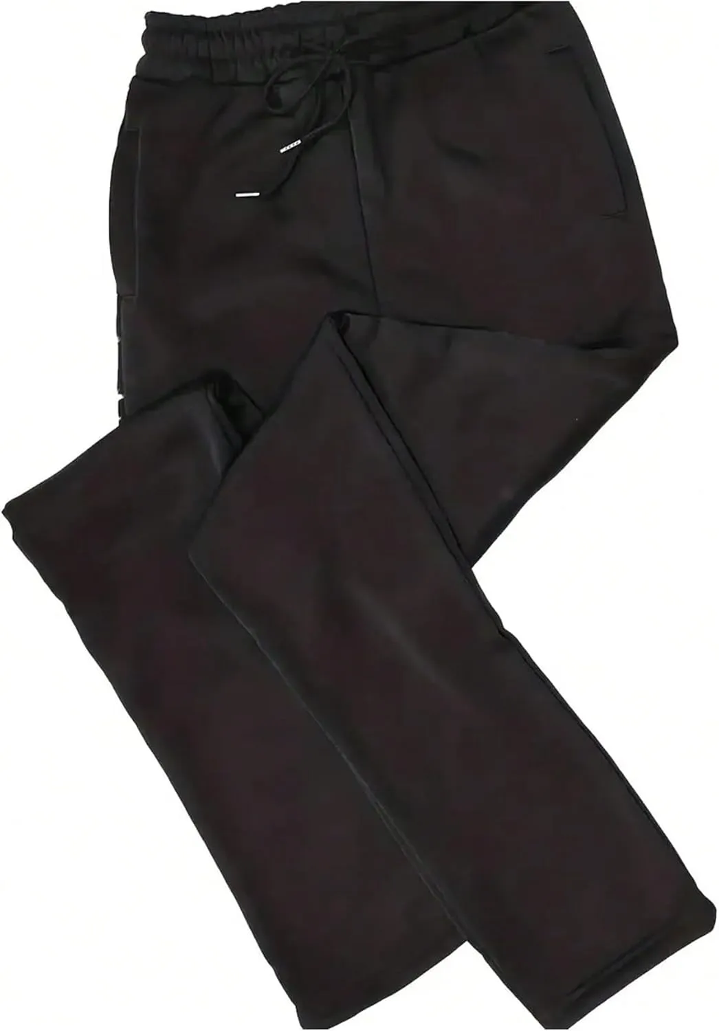 GORGLITTER Women's Stacked Baggy Sweatpants Y2K Drawstring Waist Flared Jogger Pants