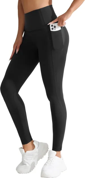 High Waisted 7/8 Leggings with Pockets, No Front Seam Buttery Soft Tummy Control Workout Yoga Pants for Women 25"