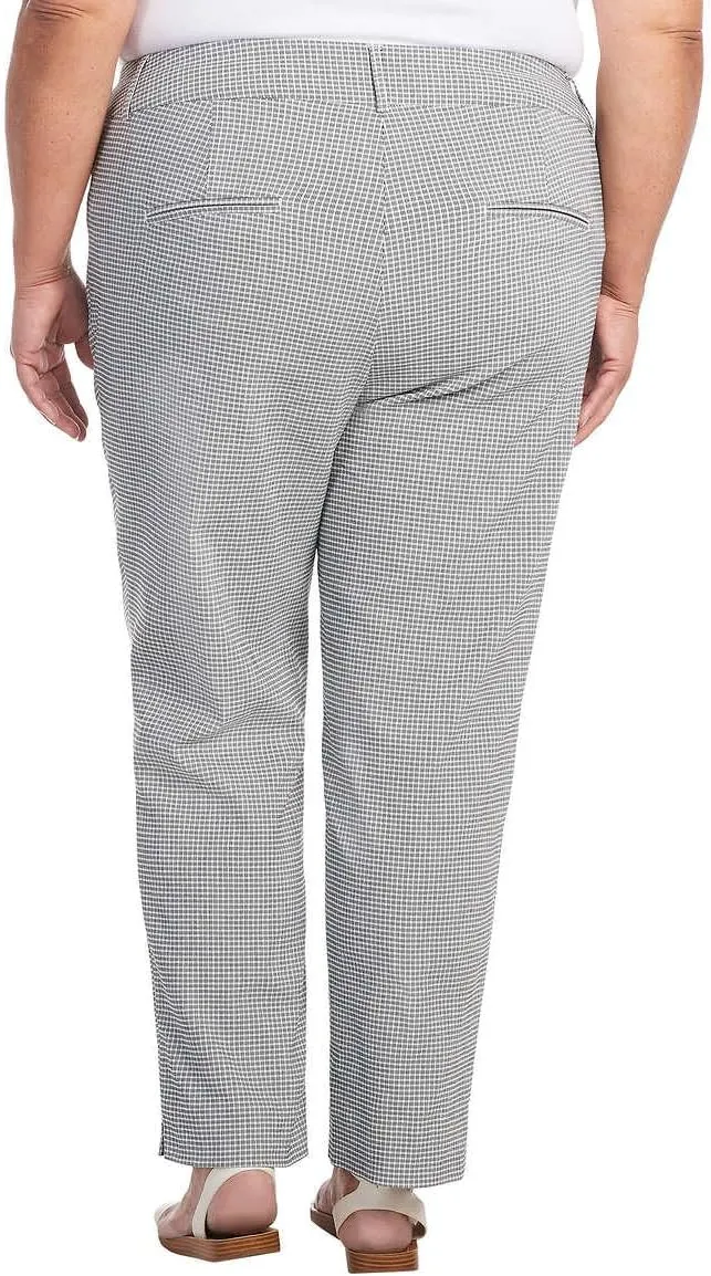 Hilary Radley Women Mid-Rise Stretch Pull-On Ankle Pant
