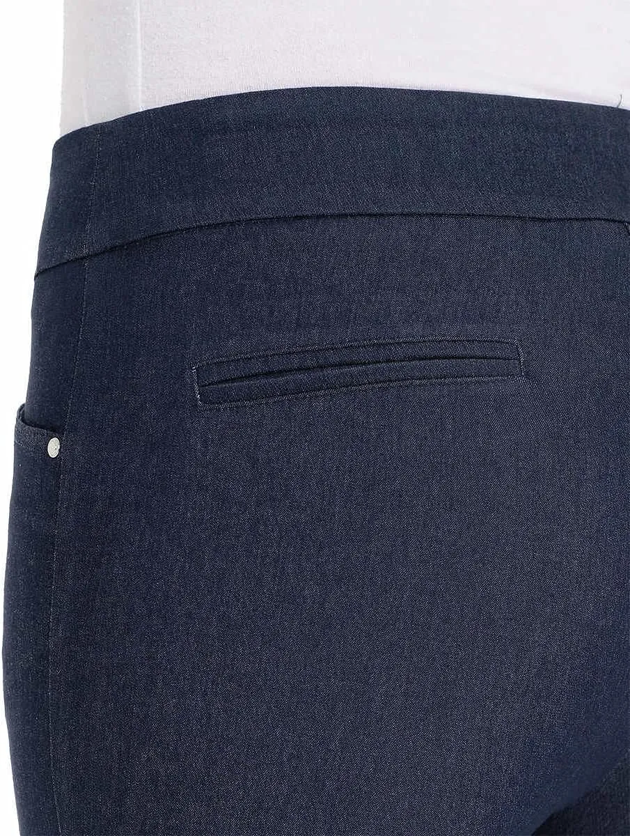 Hilary Radley Women Mid-Rise Stretch Pull-On Ankle Pant