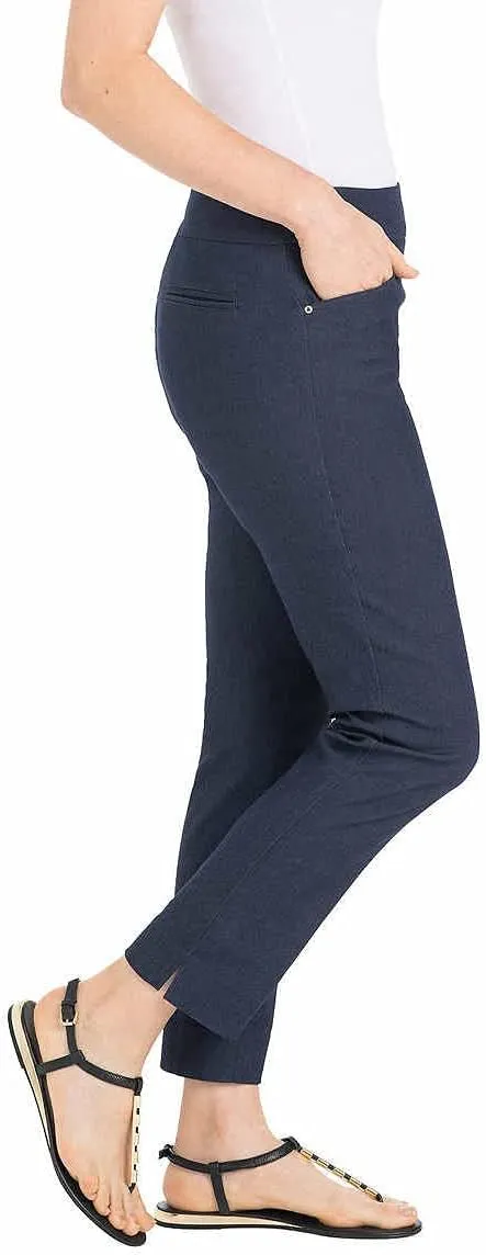 Hilary Radley Women Mid-Rise Stretch Pull-On Ankle Pant