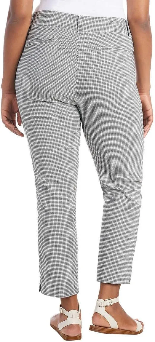 Hilary Radley Women Mid-Rise Stretch Pull-On Ankle Pant