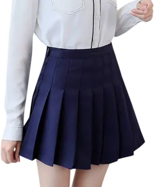 Hoop Skirt Steel Waist Mini Skirt High Fashion Pleated Waist Women's Casual Slim Skirt Tennis Skirt Silk Midi