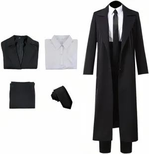 IS MY BIKE OKAY Makima Cosplay Outfit Denji Costume Anime School Uniform Suit Shirt Cloak Jacket Coat Halloween Outfits