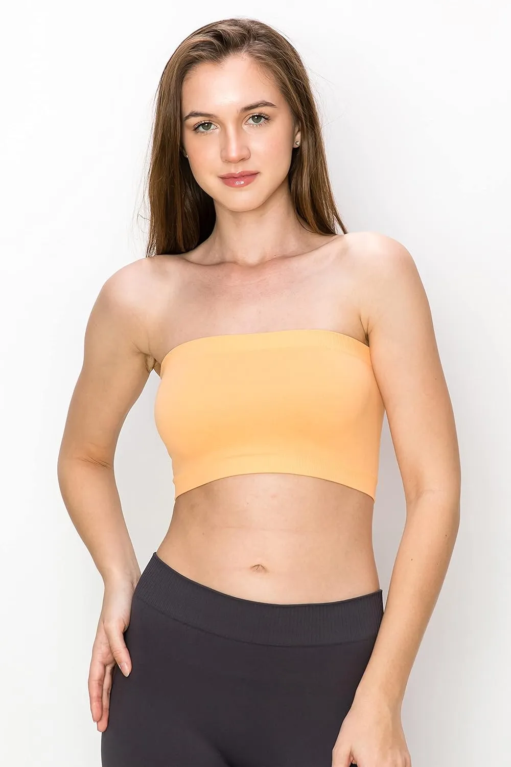 Kurve Seamless Mini Bandeau Tube top - UV Protective Fabric, Rated UPF 50 , Made in USA