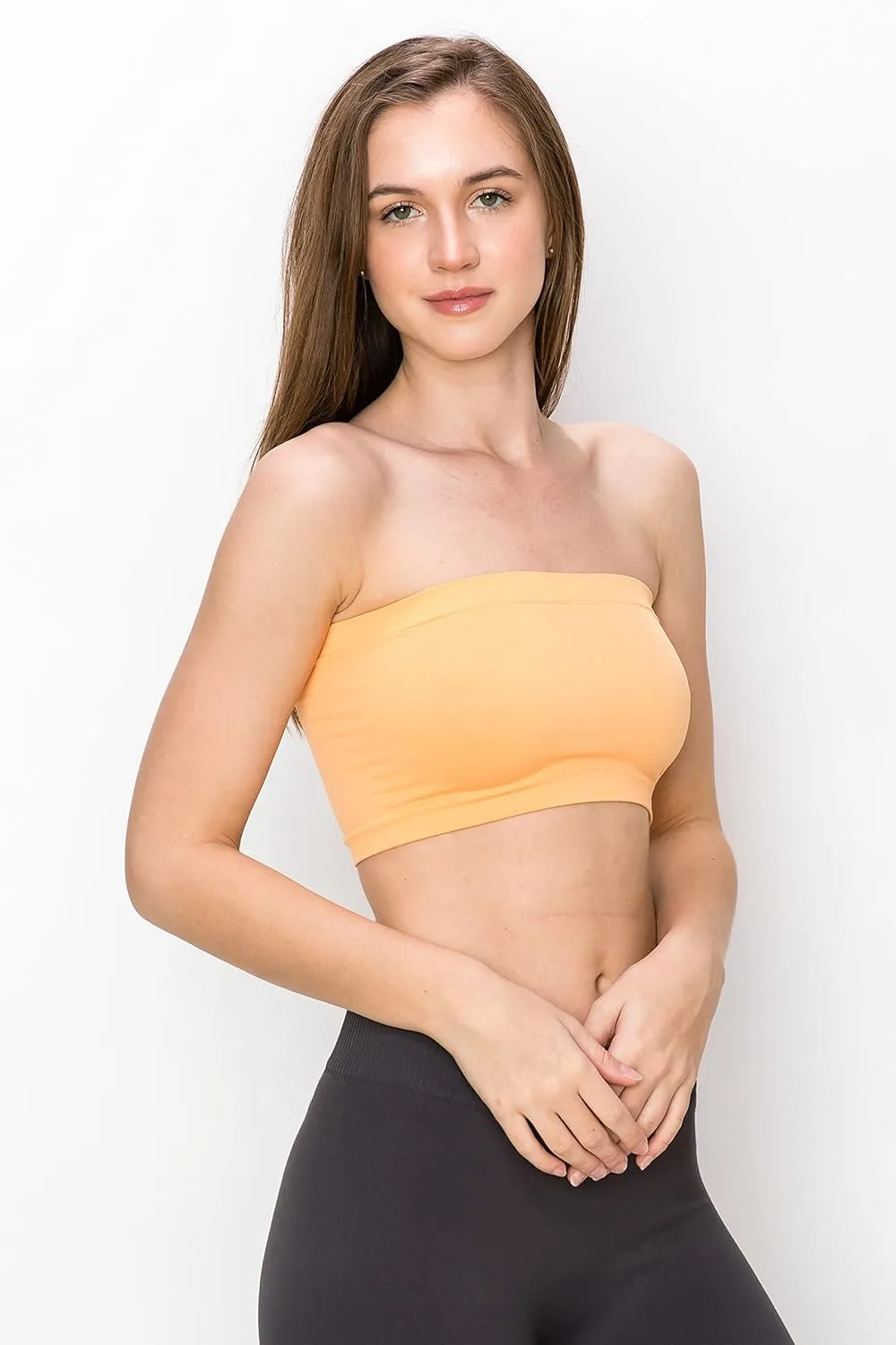 Kurve Seamless Mini Bandeau Tube top - UV Protective Fabric, Rated UPF 50 , Made in USA