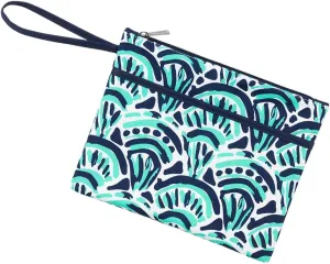 Make Waves Zip Pouch Wristlet